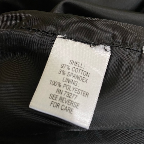 Dana Buchman Tea Length Rivet Pocket Front Black Skirt - Picture 9 of 9